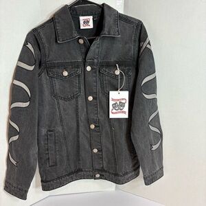 Asaali Jean Co Cartel Denim Jacket Black XS NWT
